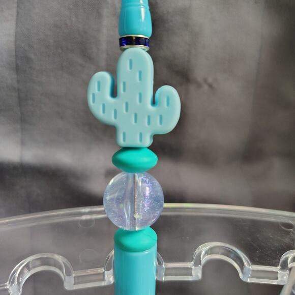 Cactus beaded pen - Picture 2 of 3